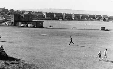 Hadfield's Sports Ground, Bawtry Road, Tinsley with housing on Mapelbeck Road in the background