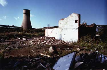 Remains of Blackburn Meadows Power Station