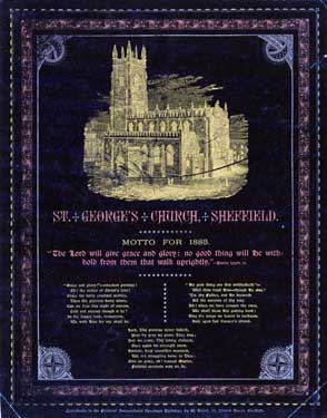 1883 Motto for St. Georges Church, Brook Hill 
