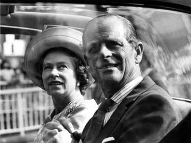 Queen Elizabeth II and HRH Duke of Edinburgh during their Royal Visit 