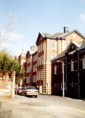 Caledonia Works, Mappin Street, former premises of William Turner and Sons, steel files and edge tools and University of Sheffield, Department of Applied Science