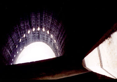 Interior of one of the Cooling Towers at the former Blackburn Meadows Power Station