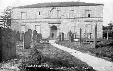 Loxley Congregational Chapel, Loxley Road, in the 19th century