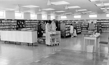 Interior of Parson Cross Branch Library, Margetson Crescent