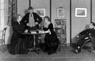 Sheffield Repertory Company production of 'Fanny's First Play' by G. B. Shaw at the Little Theatre, Shipton Street