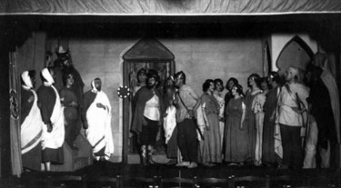 Sheffield Repertory Company's production of Maurice Maeterlink's 'Monna Varna' at the Little Theatre, Shipton Street