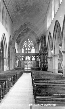 Interior of St. Marie's Roman Catholic Cathedral, Norfolk Row 