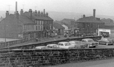 View from Bridgehouses Goods Depot approach road looking towards the junction of Mowbray Street / Pitsmoor Road