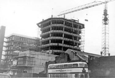 Construction of Amalgamated Union of Engineering Workers (A.E.U.W) Offices from Arundel Gate