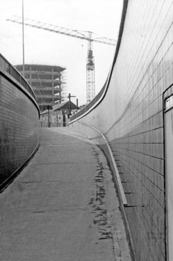 Amalgamated Union of Engineering Workers (A.E.U.W) Offices and Redvers House under construction from Arundel Gate