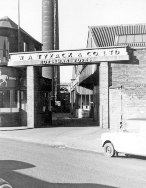 Entrance to W.A.Tyzack and Co. Ltd., Horseman Works, Green Lane (view taken from Alma Street) 