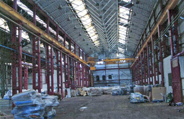 Former Davy Brothers Ltd, Park Iron Works, Leveson Street during demolition