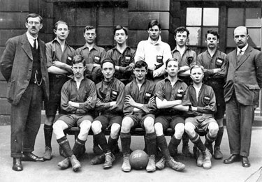 Sheffield Central Technical School Football Team 1st X1, 1918/19