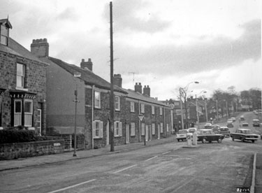 Psalter Lane at junction (left) with Ecclesall Road South