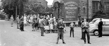 Greenhill Methodist Church Whitsuntide Parade, School Lane