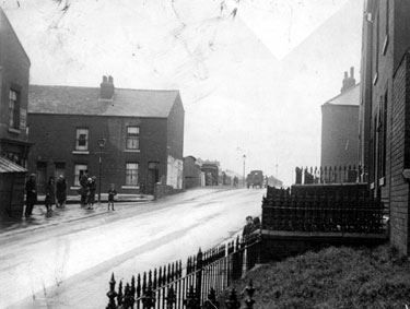 Petre Street with the junction of Botham Street, Grimesthorpe