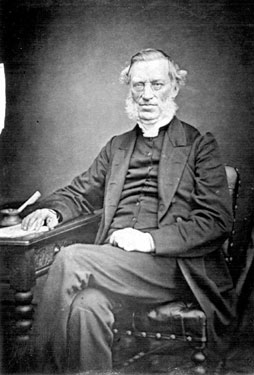 Rev. Samuel Earnshaw (1805 - 1888), MA . Chaplain at the Sheffield Parish Church