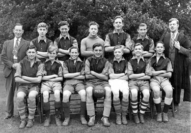 Firth Park Grammar School Football Team under-13 XI 1948/9