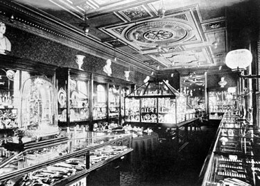 Second showroom (opened 1821), Joseph Rodgers and Sons Ltd., cutlery manufacturers, No. 6 Norfolk Street