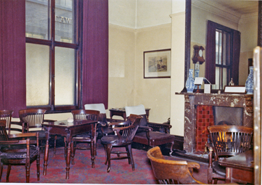 Interior, The Sheffield Club, No. 36 Norfolk Street 