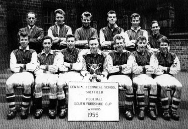 Central Technical School, winners of the South Yorkshire Football Cup