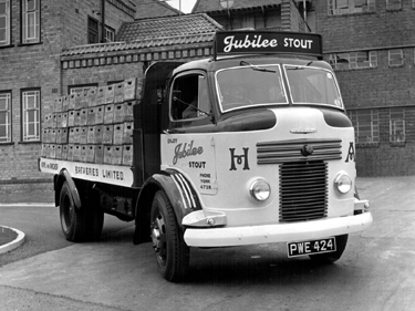 Delivery lorry supplied to Hope and Anchor brewery by Deighton Motor Company, Sheffield