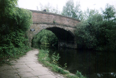 Bacon Lane Bridge, SYK Navigation Canal the location of the opening scene in the film 'The Full Monty'