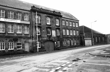 Neepsend Rolling Mills, Neepsend Lane from the junction with Percy Street