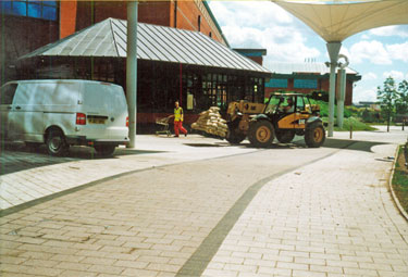 Cleaning up at Meadowhall Shopping Centre after the flood