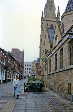 Norfolk Row, showing (right) St Marie's Cathedral