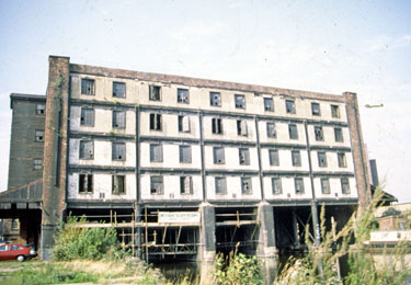 Derelict Straddle Warehouse, Canal Basin, Sheffield and South Yorkshire Navigation 
