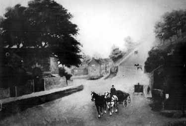 Banner Cross, junction of Ecclesall Road and Ecclesall Road South, looking towards Psalter Lane Toll Bar