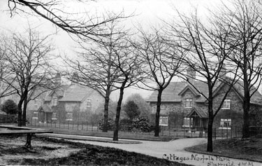 Arbourthorne Cottages, off Arbourthorne Road, southern end of Norfolk Park, opposite pavilion. There were two houses, each divided into three dwellings