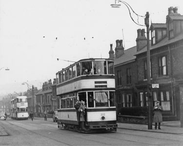 Tram No. 222 on Wolseley Road 