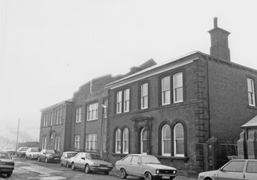 Attercliffe Police Station, Whitworth Lane looking towards Old Hall Road