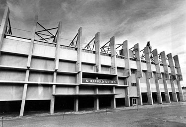 New South Stand built 1975, Sheffield United FC., Bramall Lane Football Ground  