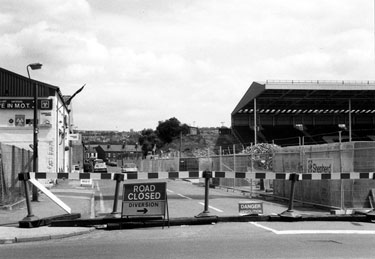 Preparations for the construction of the John Street Stand, Sheffield United FC., Bramall Lane Football Ground 