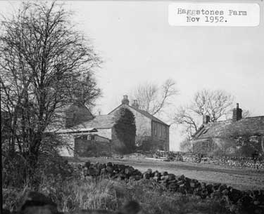 Oughtibridge. Haggstones Farm, Haggstones Road. November 1952