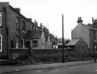 Wolseley Road / rear of houses on Abbeydale Road, Sharrow