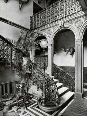 Entrance hall at No. 6 Norfolk Street, Joseph Rodgers and Sons Ltd, cutlery manufacturers