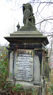 Joseph Hadfield (died 1888) and Harriet Hadfield (died 1889), Memorial, Sheffield General Cemetery