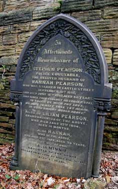 Pearson Memorial, Sheffield General Cemetery