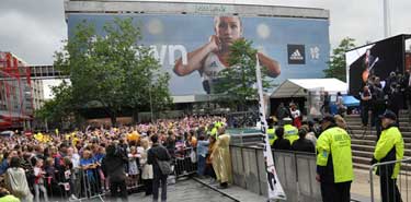Civic Reception for Jessica Ennis, Barker's Pool, Sheffield