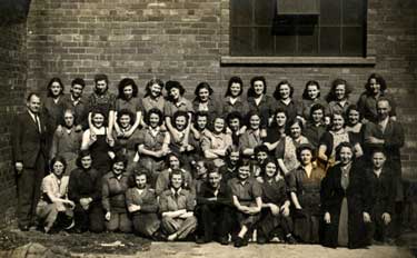 Workers at Rip Bits factory, Sheffield during Second World War