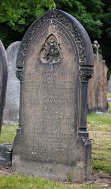 Memorial to the Popple family, City Road Cemetery