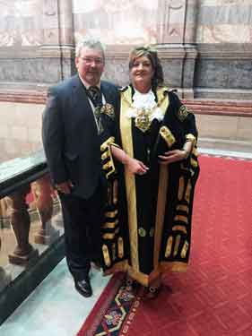Councillor Denise Fox, Lord Mayor and Councillor Terry Fox, Lord Mayor's Consort