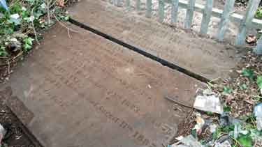 Grave of Mary Ann Rawson, Zion Chapel, Attercliffe