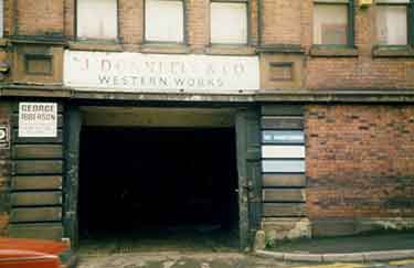 Former premises of J. Donnelly and Co., spoon and fork manufacturers, Western Works, Portobello