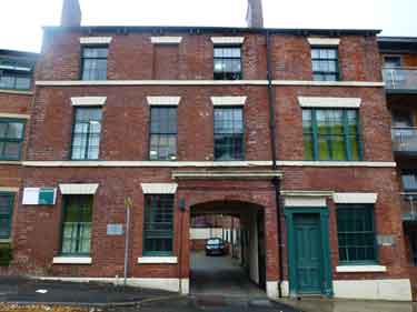 Solly House student accommodation, formerly Cambridge Works, Nos. 216 - 218 Solly Street, formerly occupied by James Lodge Ltd, cutlery manufacturers