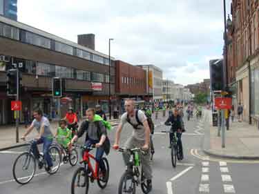 HSBC UK City Ride on Pinstone Street